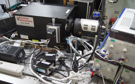 分光器+CCD+PMT 光計測システム